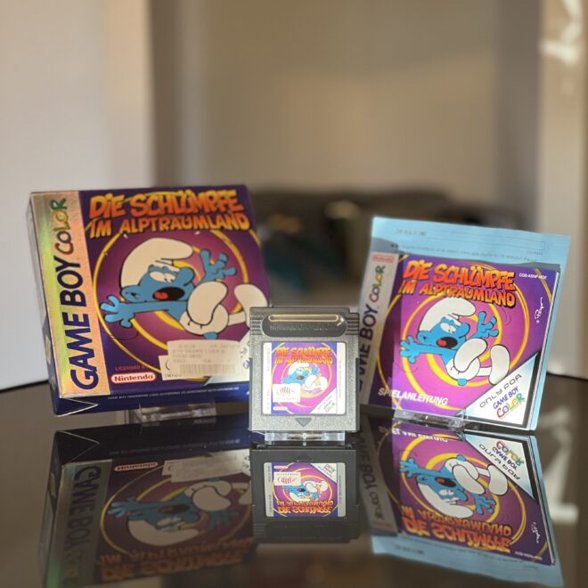 Die Schlümpfe im Alptraumland - Gameboy Color Modul mit OVP & Anleitung