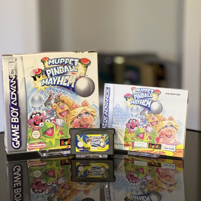 Muppet Pinball Mayhem - GameBoy Advance Modul mit OVP & Anleitung