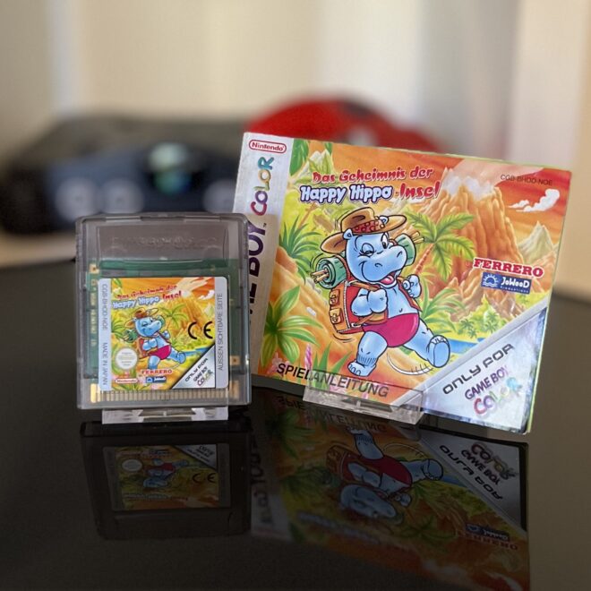 Das Geheimnis der Happy Hippo-Insel - GameBoy Color Modul mit Anleitung