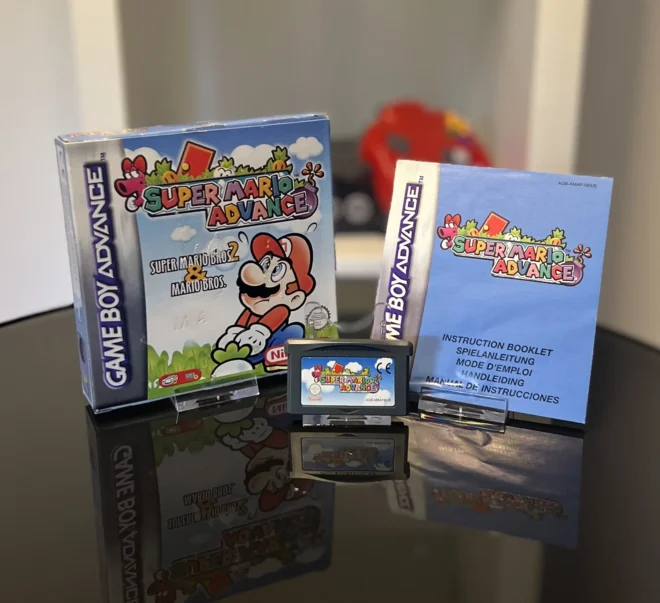 GameBoy Advance SP Bundle mit Super Mario Advance OVP – Bild 15