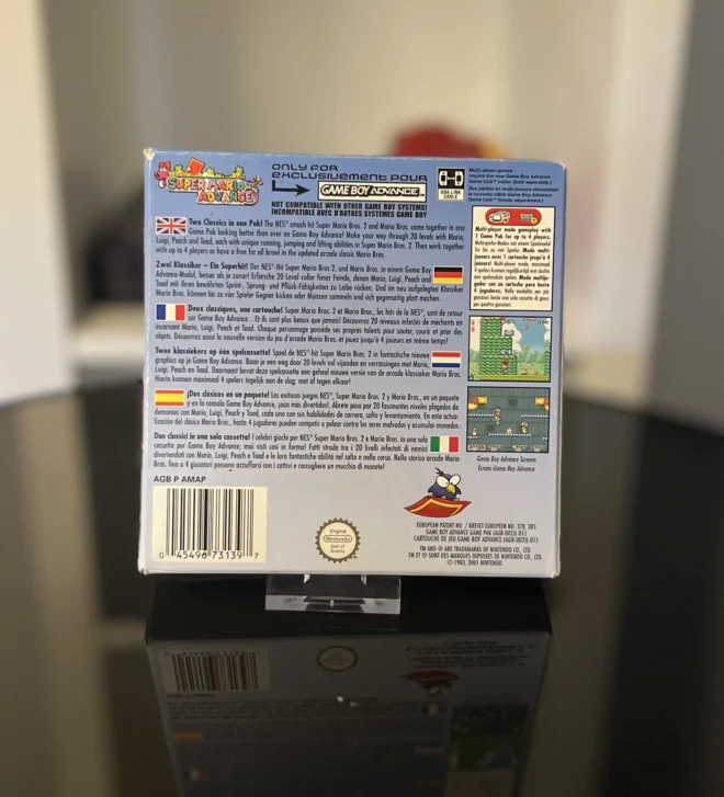 GameBoy Advance SP Bundle mit Super Mario Advance OVP – Bild 23