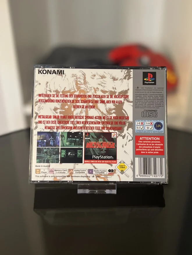 PlayStation 1 (PS1) SCPH-1002 Bundle + Original Controller + Metal Gear Solid + Memory Card – Bild 15