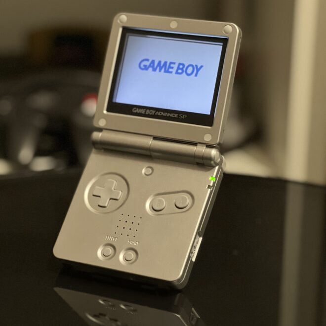 GameBoy Advance SP silber/silver AGS-001 - sehr guter Zustand