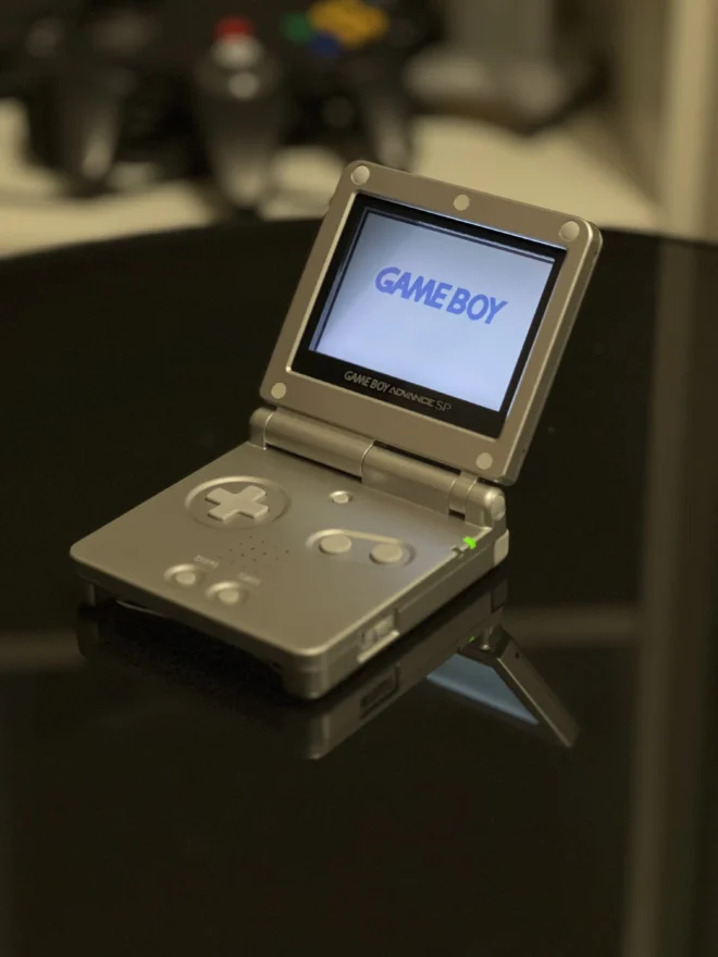 GameBoy Advance SP Bundle mit Super Mario Advance OVP – Bild 2
