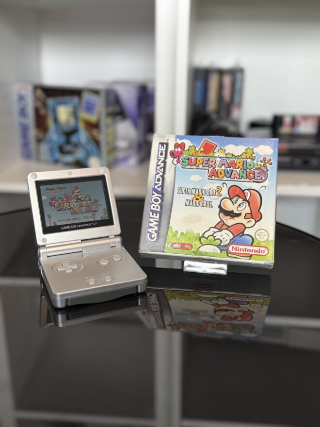 GameBoy Advance SP Bundle mit Super Mario Advance OVP